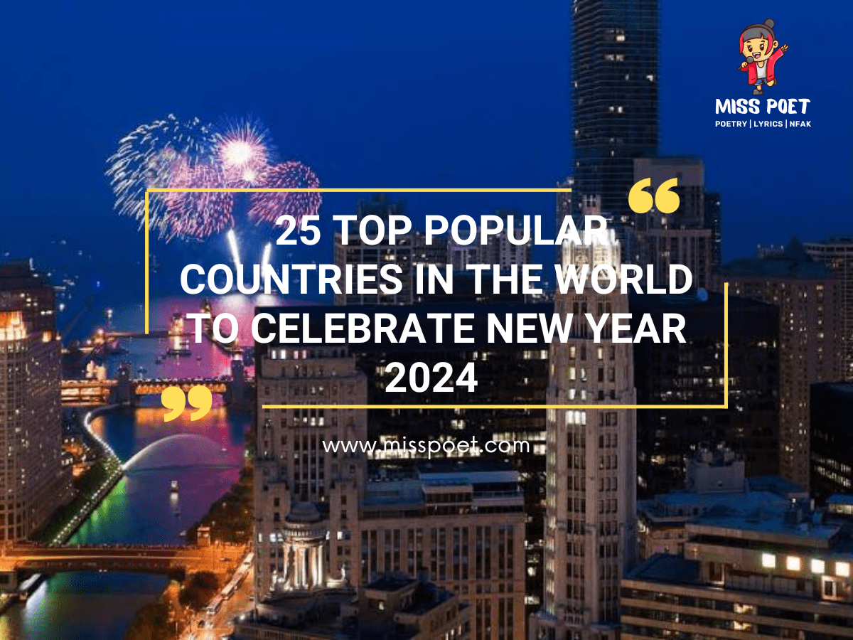  25 TOP POPULAR COUNTRIES IN THE WORLD THAT CELEBRATE NEW YEAR 2024
