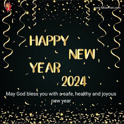 stylish wish of happy new year 