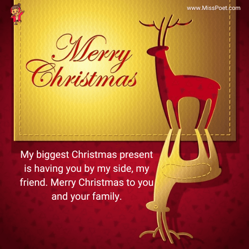 christmas greetings for friends 