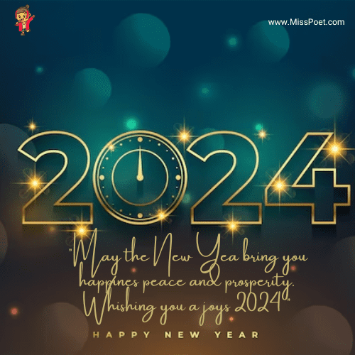 Happy new year 2024 wishes for your beloved circle images