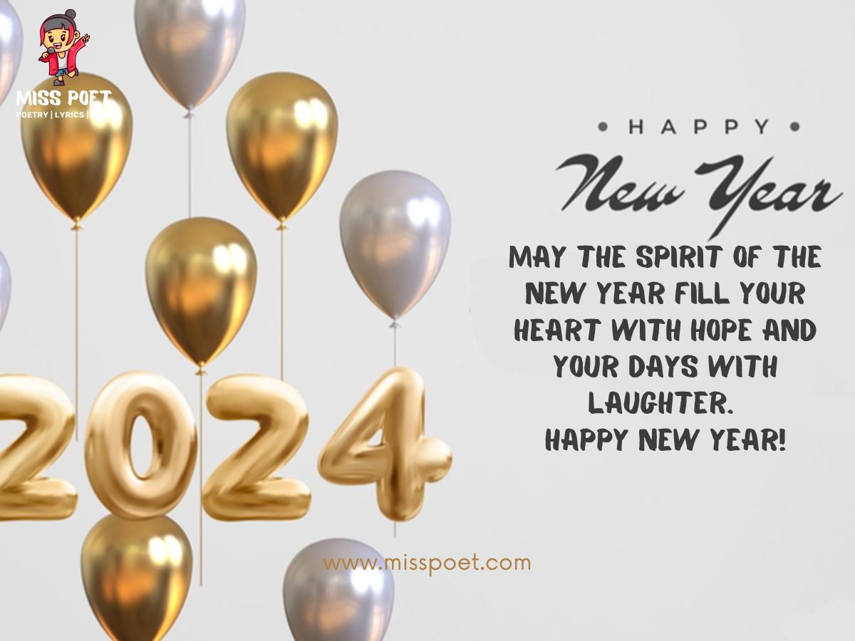 Inspiring Happy New Year Quotes A Fresh Start of 2024 Miss Poet