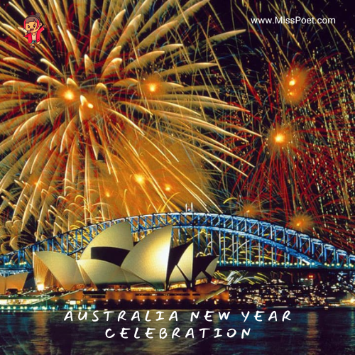 celebration of the New Year in Australia 2024