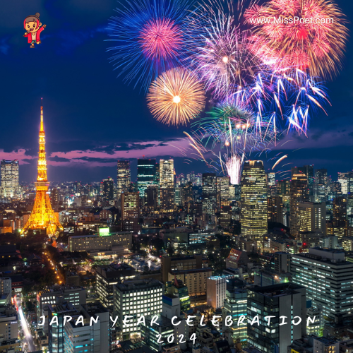 japan new year fireworks 2024